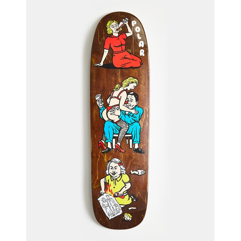 Polar Family Affair ‘P9’ Skateboard Deck – 8.625″