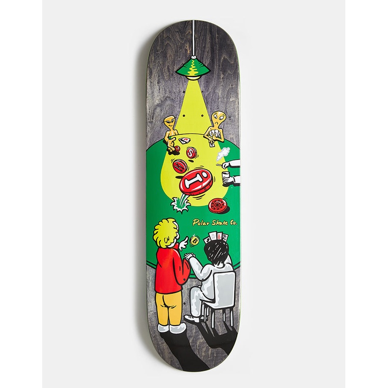 Polar Rozenberg Poker Face Skateboard Deck – 8.5″