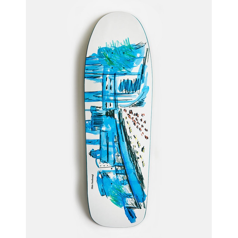 Polar Sanbongi Shin City ‘DANE 1’ Skateboard Deck – 9.75″