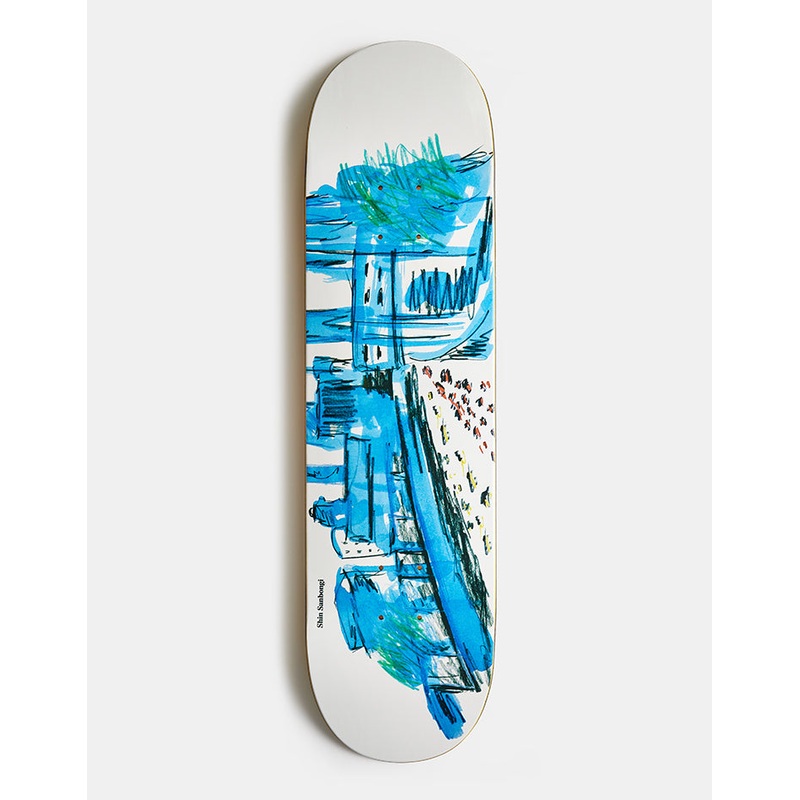 Polar Sanbongi Shin City ‘SHORT’ Skateboard Deck – 8.25″