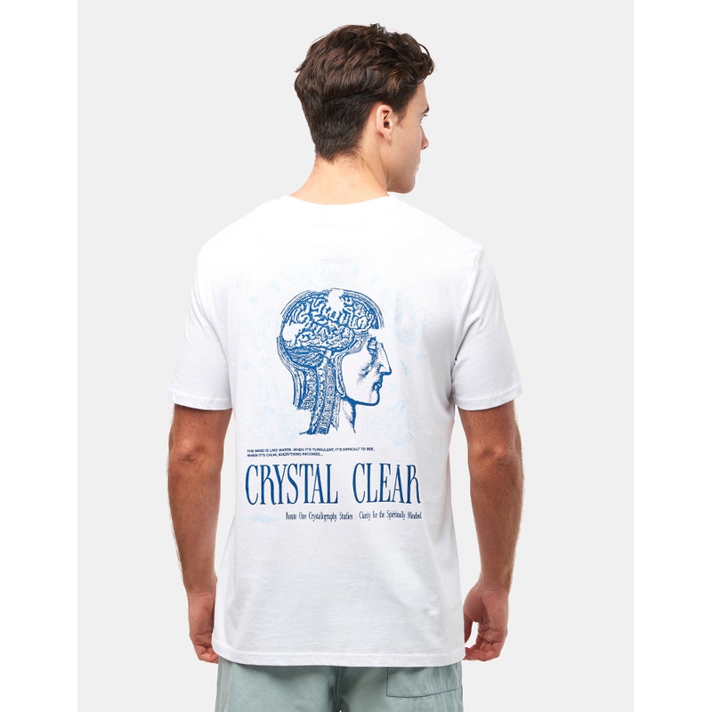 Route One Crystal Clear Organic T-Shirt – White
