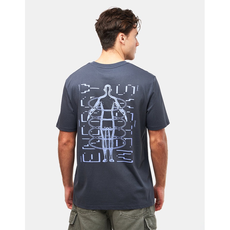Route One Energy Systems Organic T-Shirt – India Ink Grey