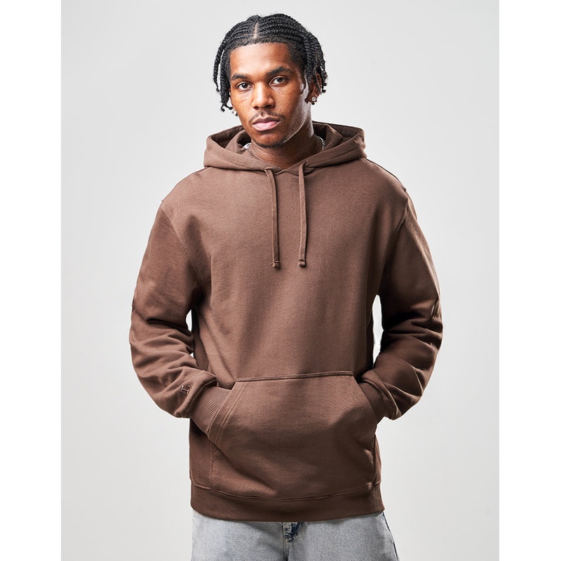 Route One Heavyweight Pullover Hoodie (400gsm) – Chestnut
