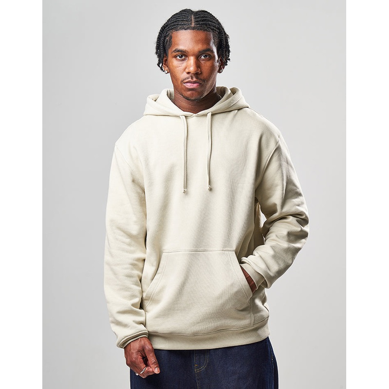 Route One Heavyweight Pullover Hoodie (400gsm) – Stone