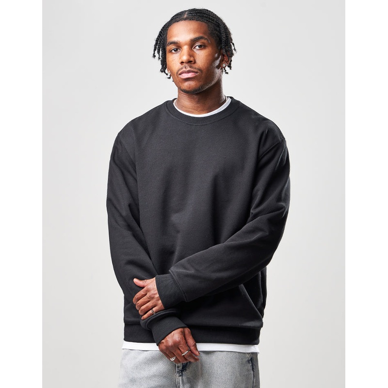 Route One Heavyweight Sweatshirt (400gsm) – Black