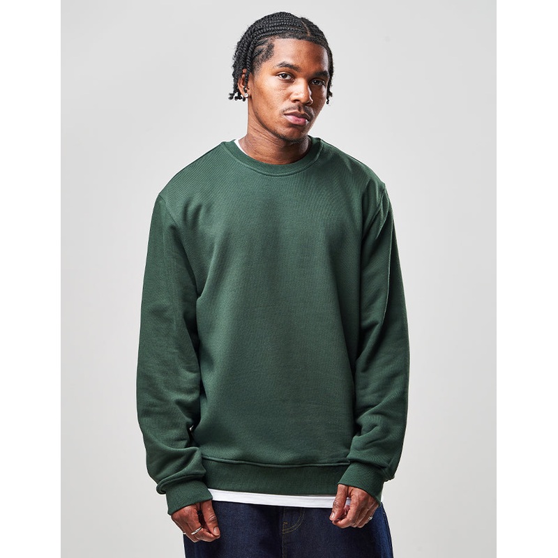 Route One Heavyweight Sweatshirt (400gsm) – Forest Green