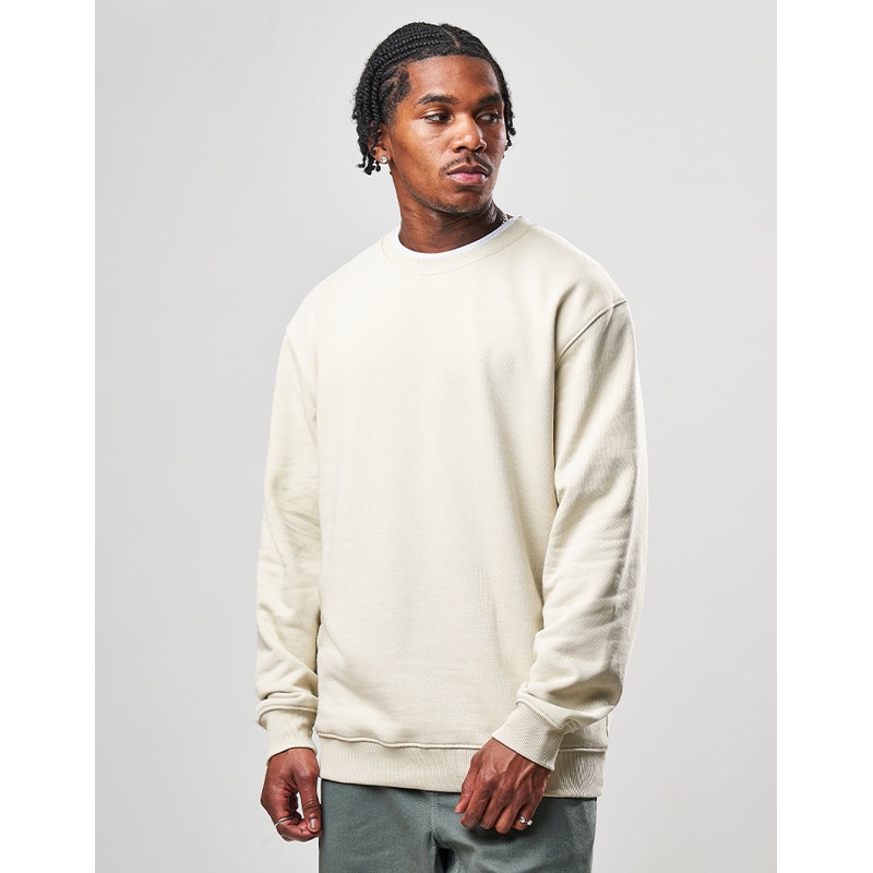 Route One Heavyweight Sweatshirt (400gsm) – Stone