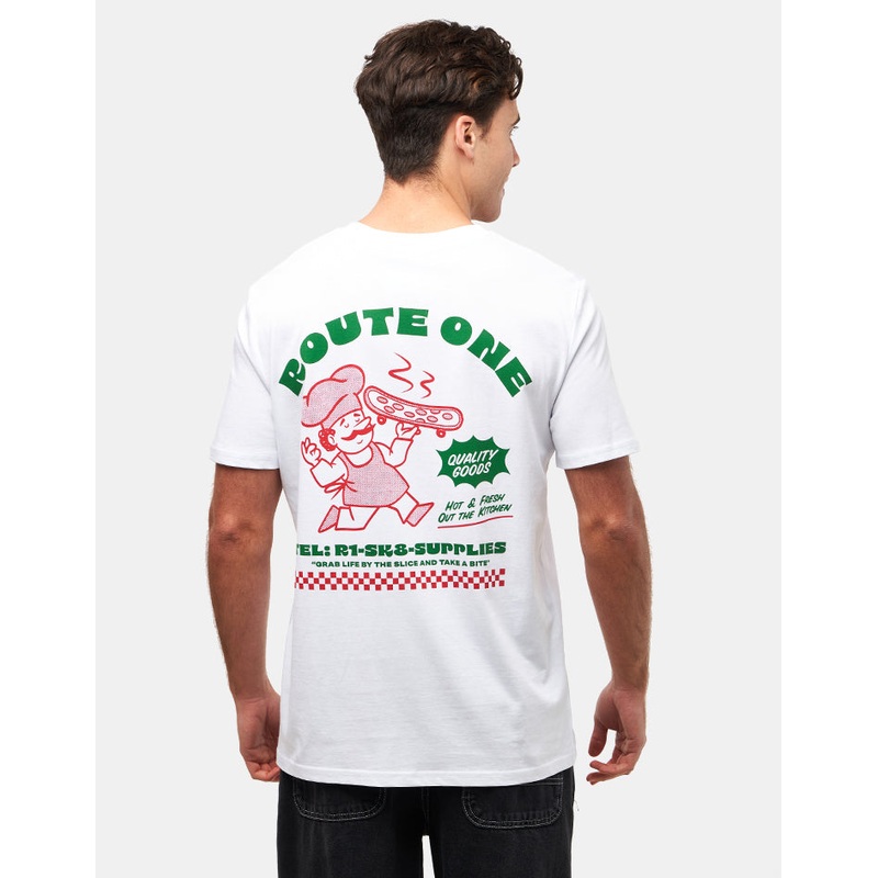 Route One Hot & Fresh Organic T-Shirt – White