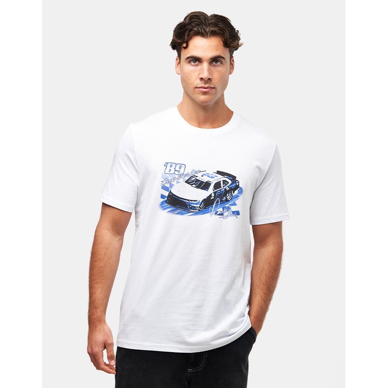 Route One Nascar Organic T-Shirt – White