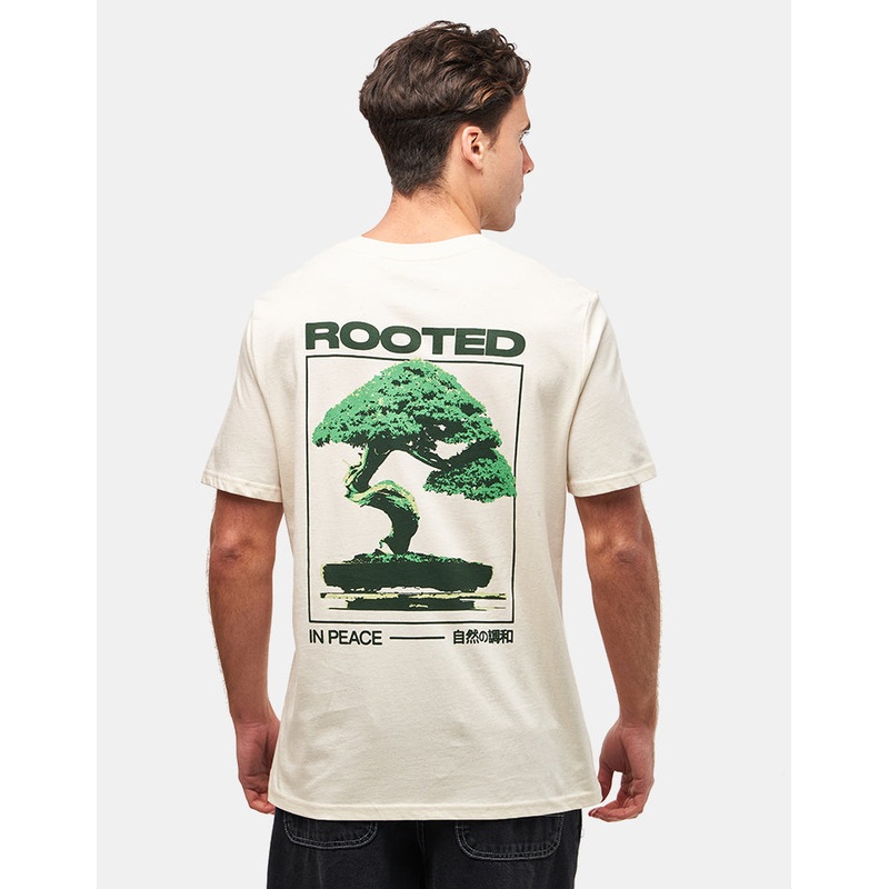 Route One Rooted Organic T-Shirt – Natural Raw