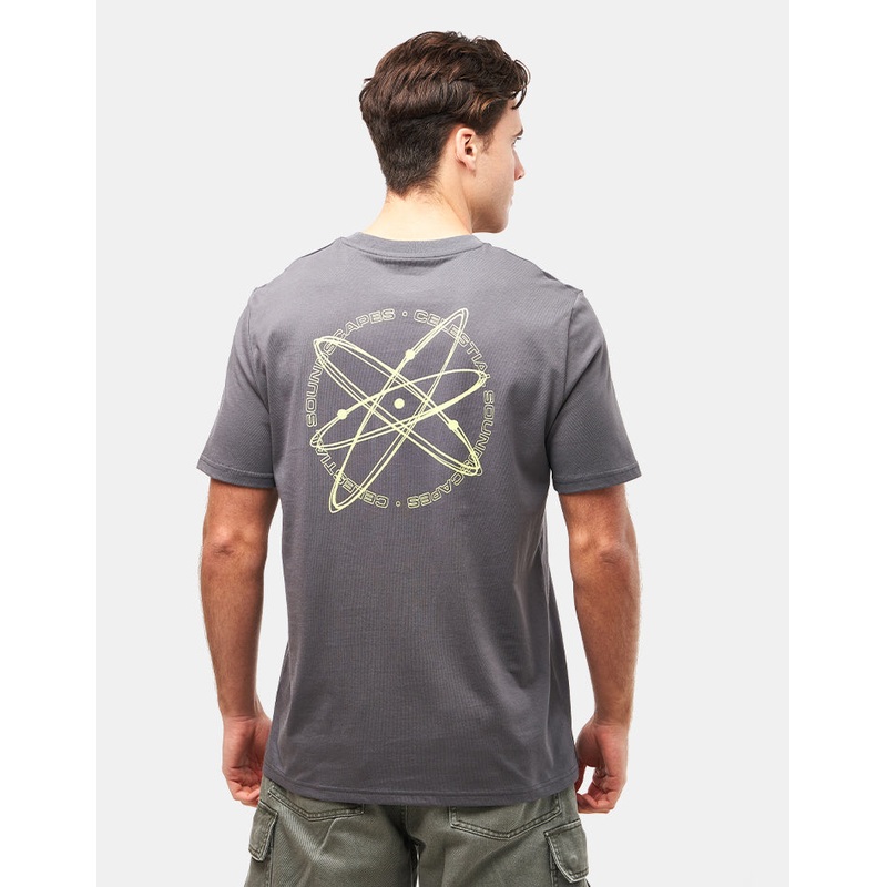 Route One Soundscapes Organic T-Shirt – Anthracite