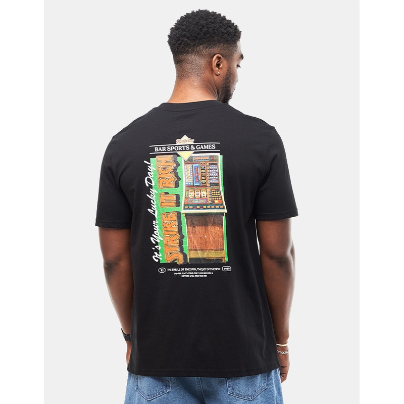 Route One Strike It Rich Organic T-Shirt – Black