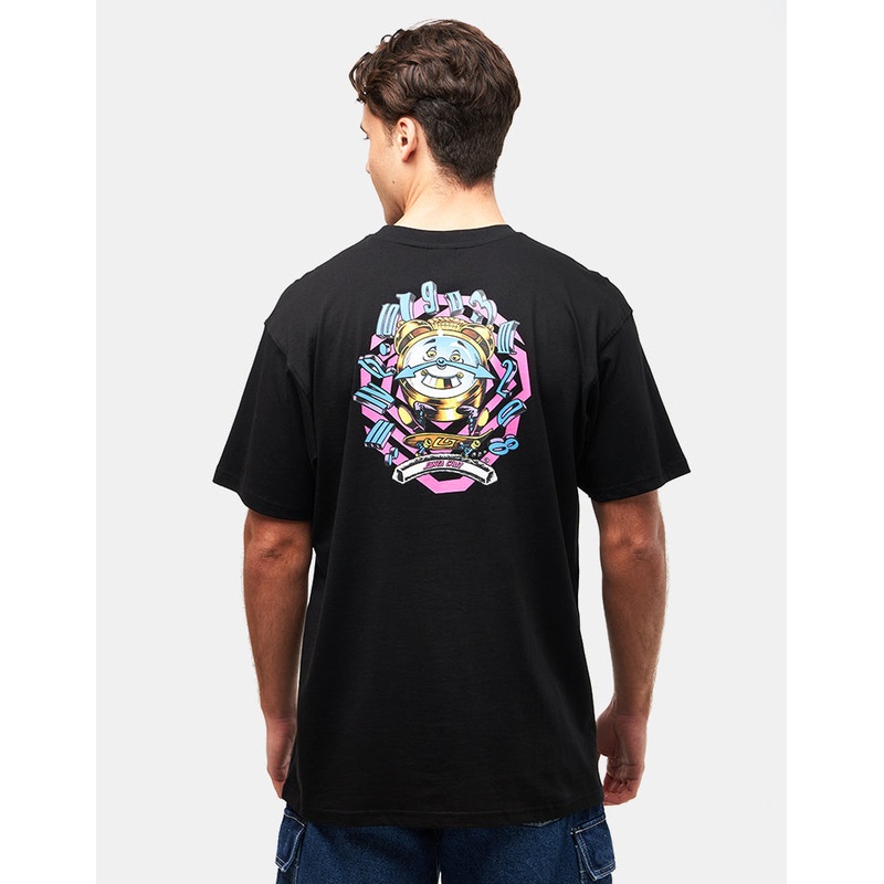 Santa Cruz Grabke All Around Stack T-Shirt – Black