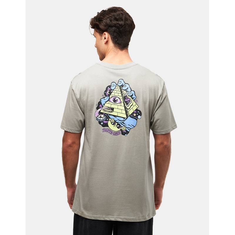 Santa Cruz Knibbs Invasion Hand Strip T-Shirt – Moon Dust