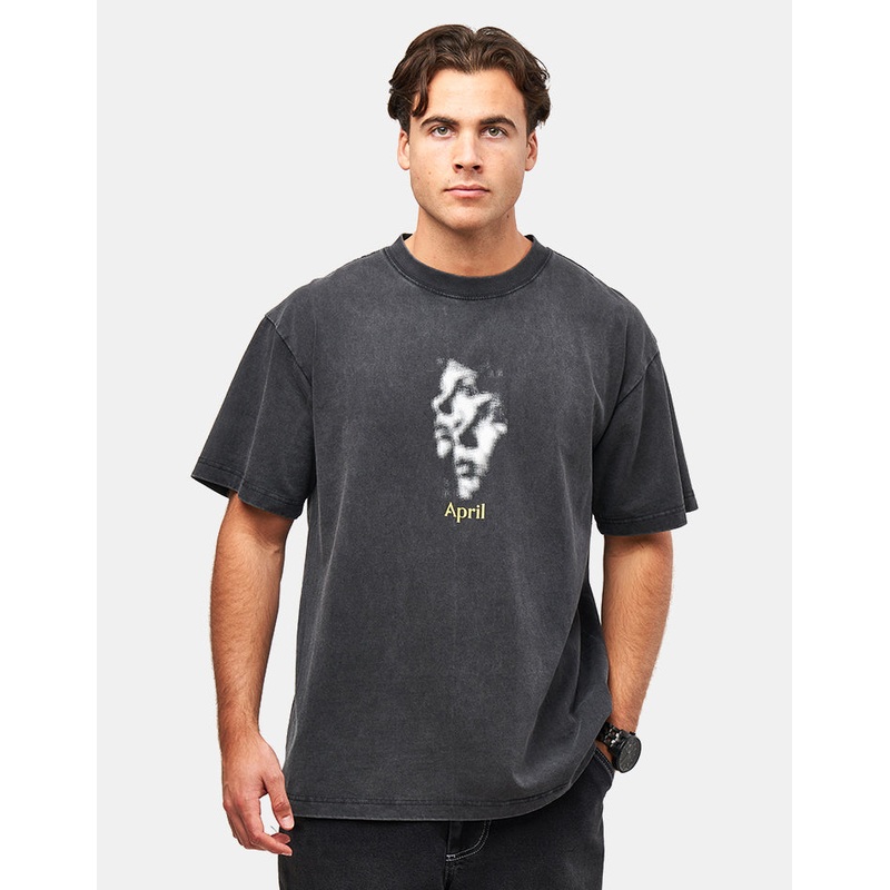 April Two Face T-Shirt – Vintage Black