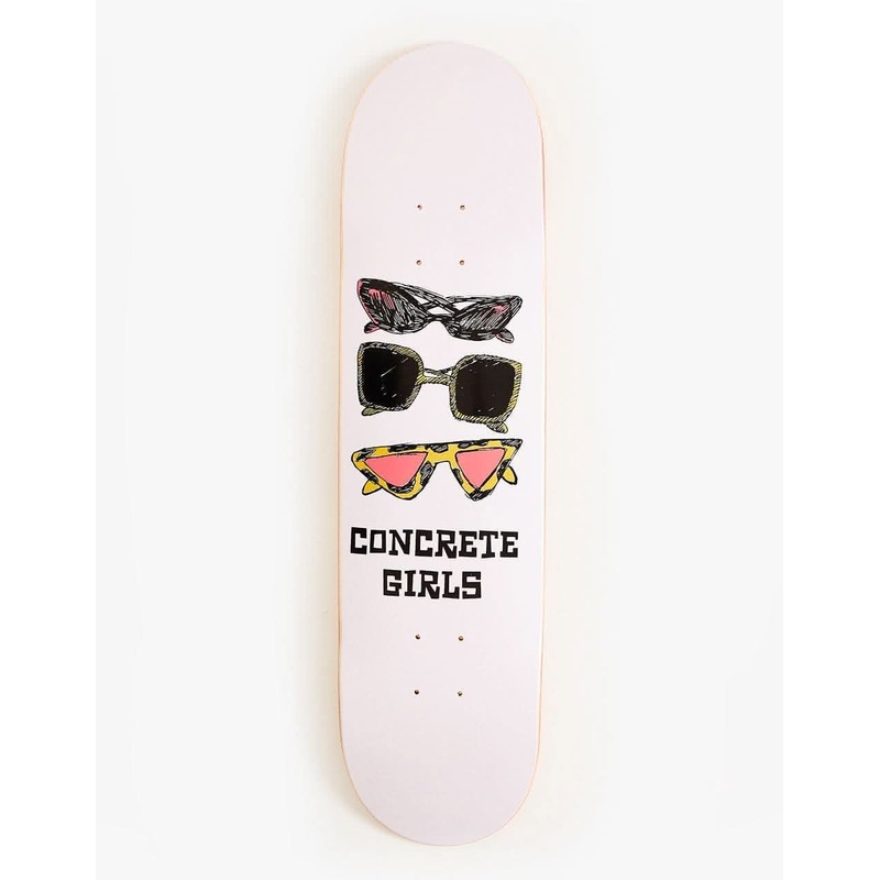 Concrete Girls Sunglasses Skateboard Deck – 8.25″