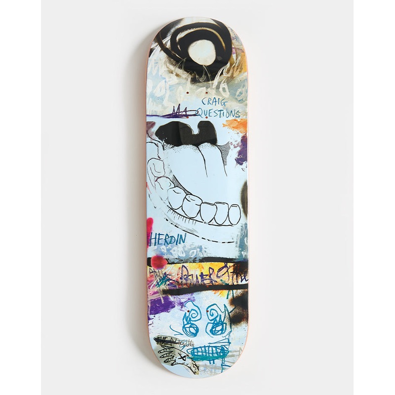 Heroin Craig Questions PaintedSkateboard Deck – 9