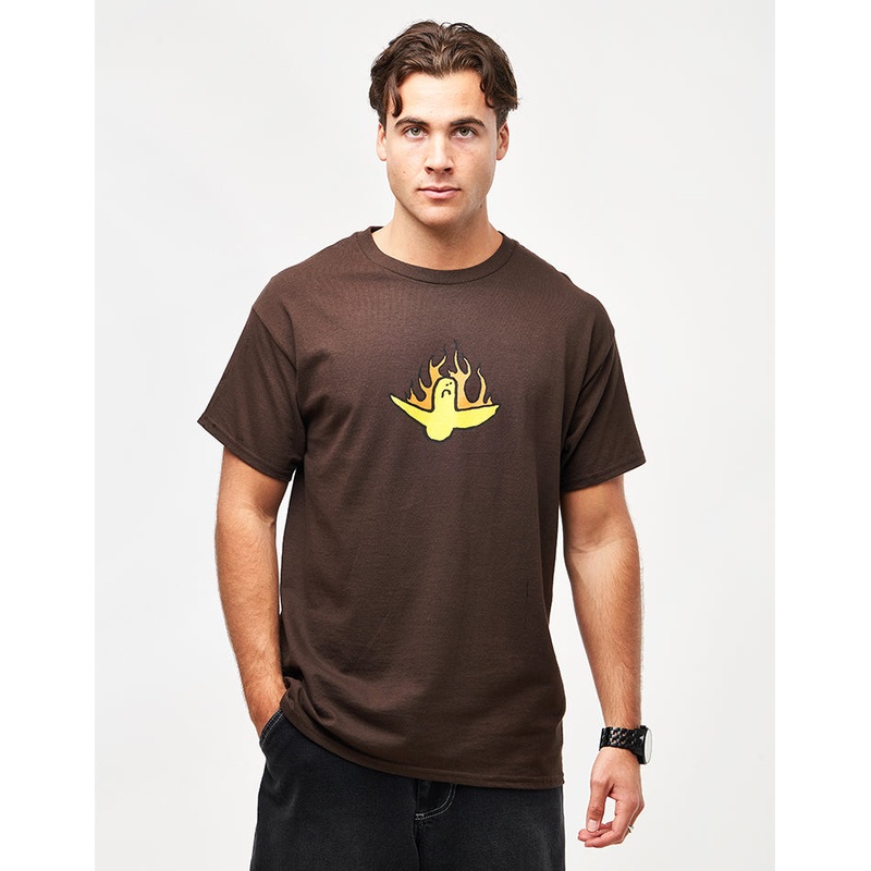 Krooked Fire Bird T-Shirt – Dark Chocolate/Multi