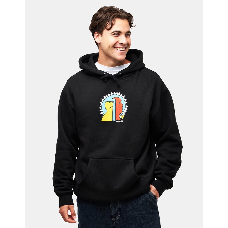 Krooked Mad Back Fill Pullover Hoodie – Black/Multi