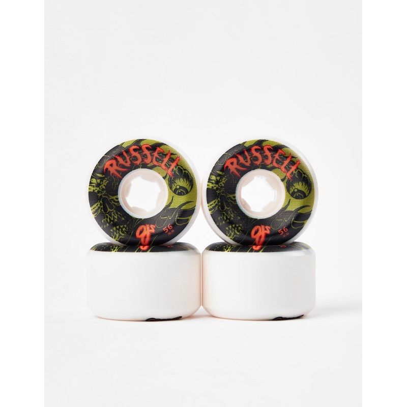 OJ Russell Optic Nightmare Elite Hardline 99a Skateboard Wheels – 56mm