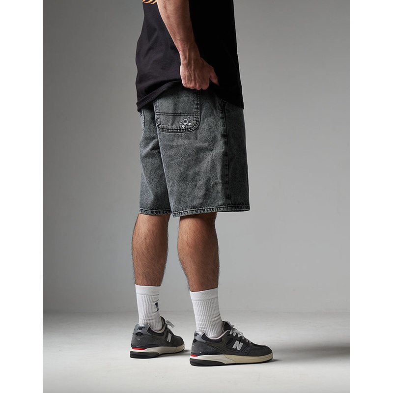 Route One Super Baggy Jorts – Slate Grey