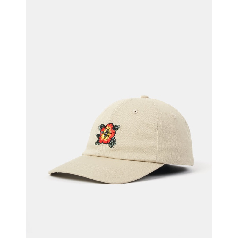 Santa Cruz Screaming Hibiscus Strapback Cap – Blond Wood