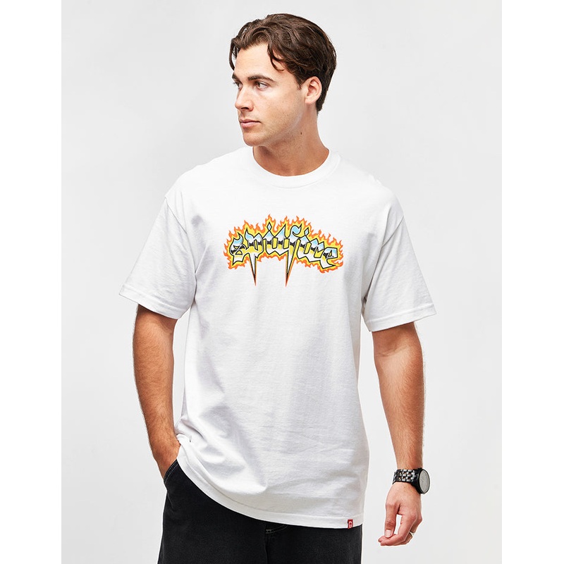Spitfire Chrome Venom T-Shirt – White/Multi