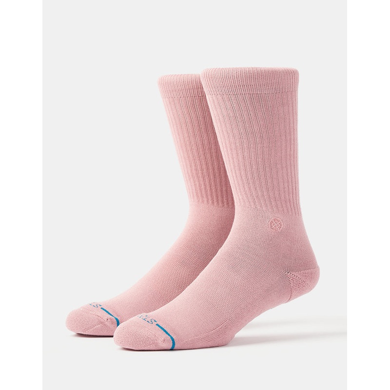 Stance Icon Crew Socks – Dusty Rose