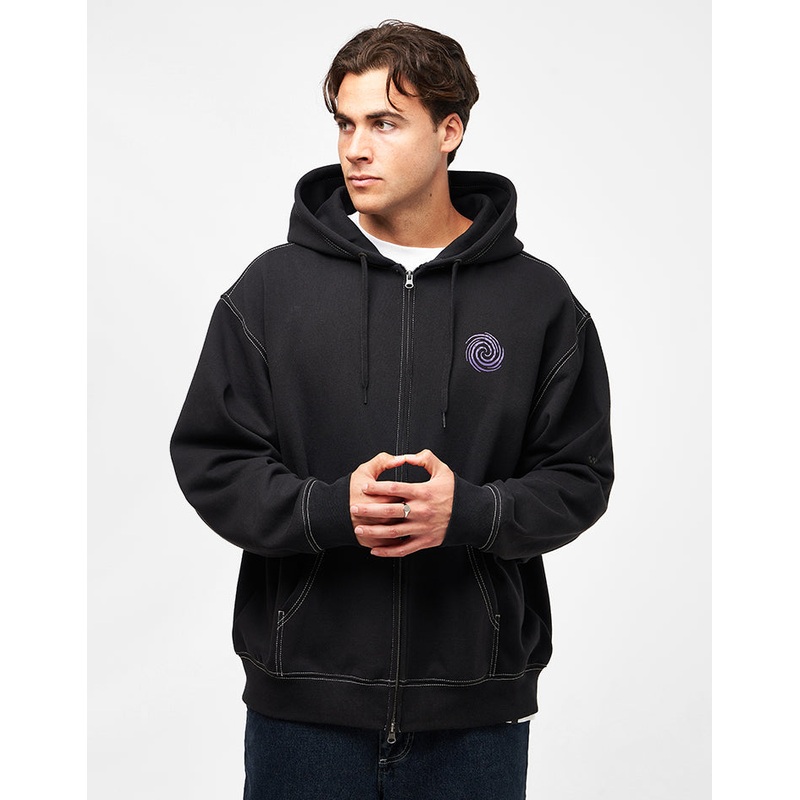 Vans Swirl Zip Hoodie – Black