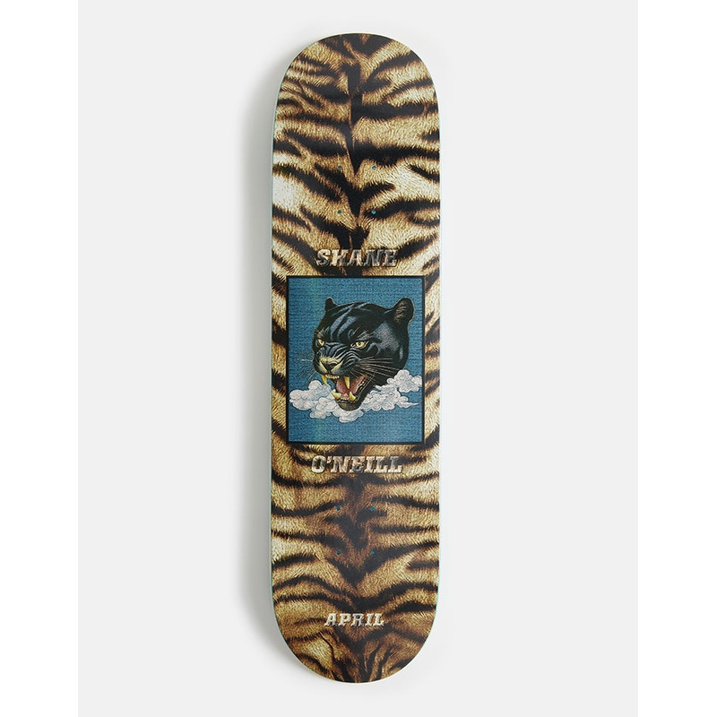 April O’Neill Leopard Skateboard Deck – 8.125″