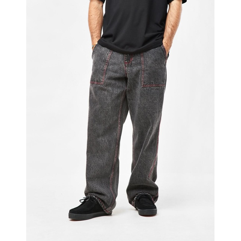 Butter Goods Breakdown Relaxed Denim Jean – Acid Wash Black