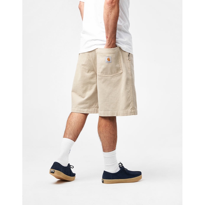 Carhartt WIP Floyde Stretch Twill Shorts – Wall (Garment Dyed)