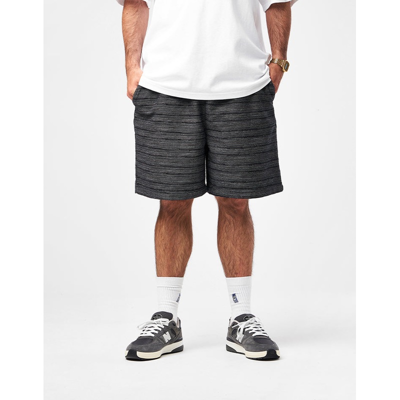 Carhartt WIP Gellar Jacquard Shorts – Gellar Stripe/Black (Rinsed)