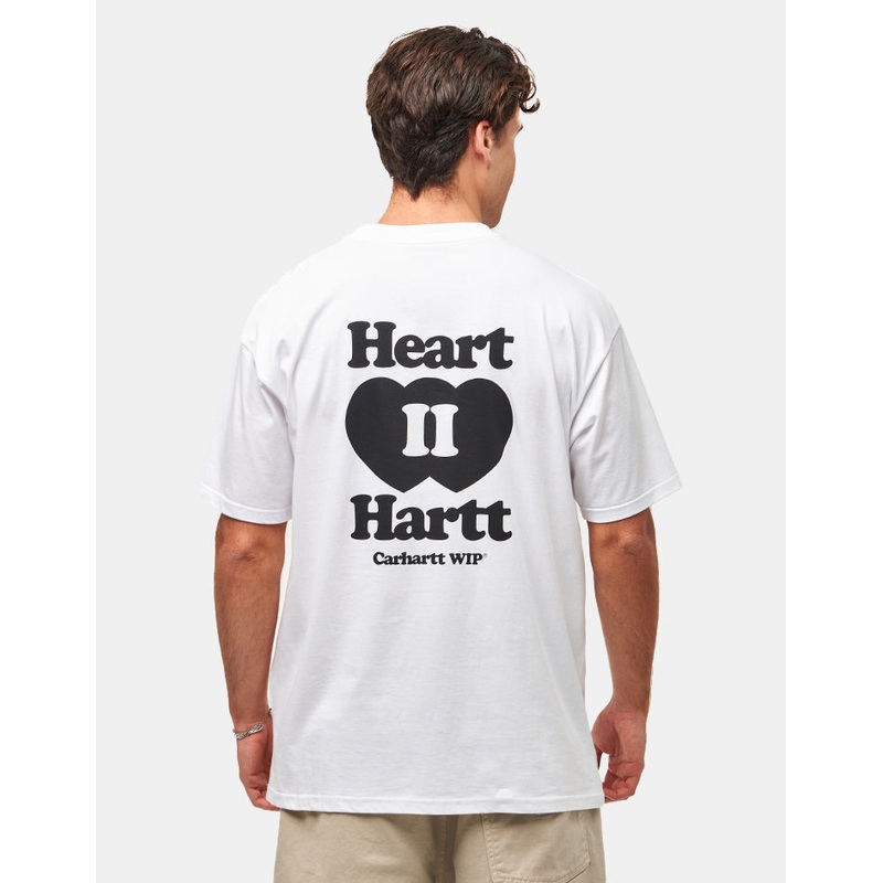 Carhartt WIP Heart II Hartt T-Shirt – White
