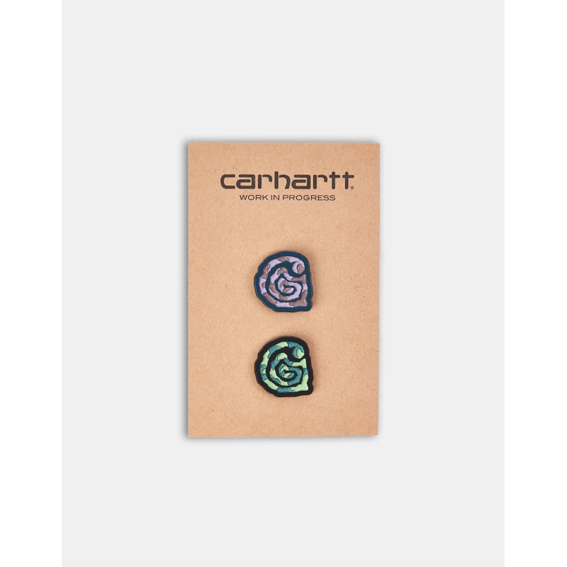 Carhartt WIP Helix Pin Padges – Multi