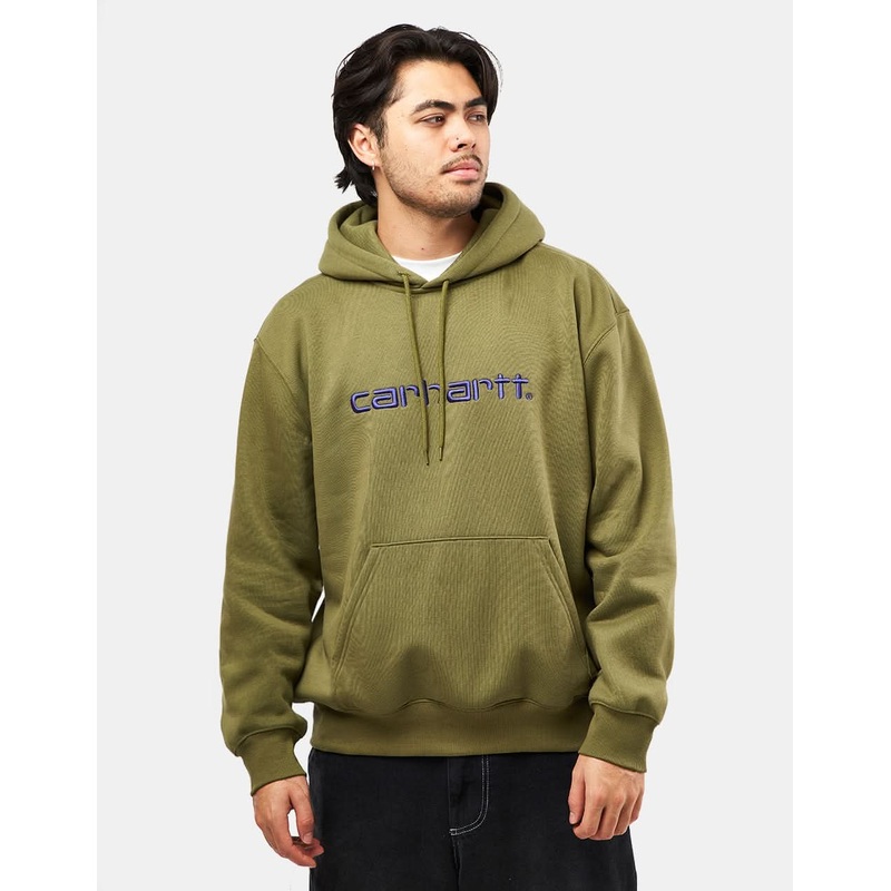 Carhartt WIP Hooded Carhartt Sweatshirt – Capulet/Aura