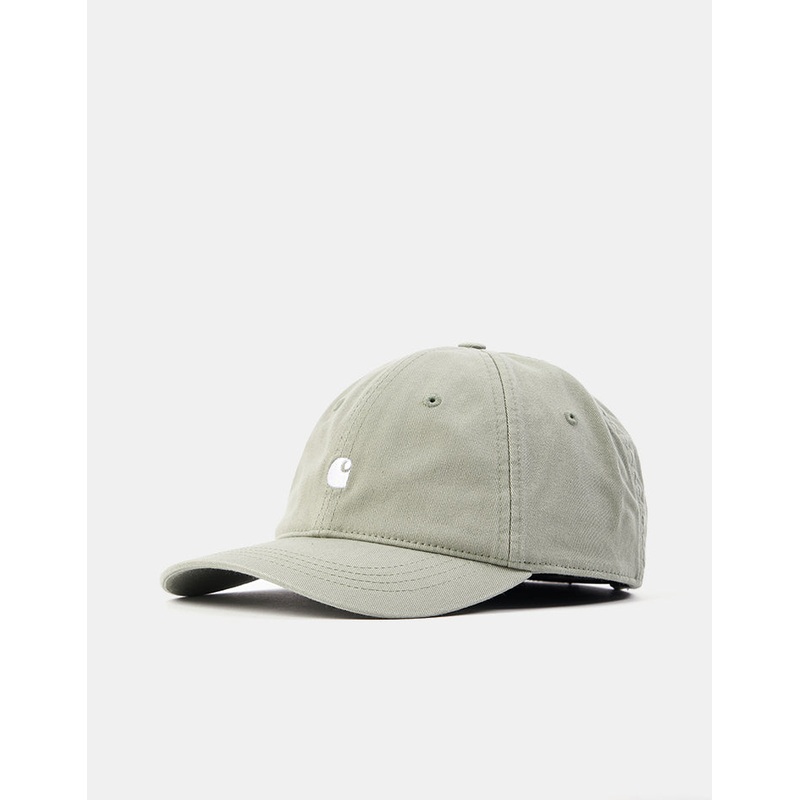 Carhartt WIP Madison Logo Cap – Pale Olive/White