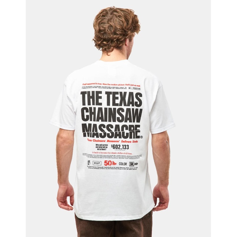 HUF x Texas Chainsaw Massacre Box Office T-Shirt – White