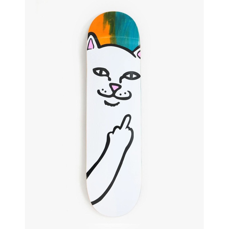 RIPNDIP Lord Nermal Skateboard Deck – Orange/Aqua