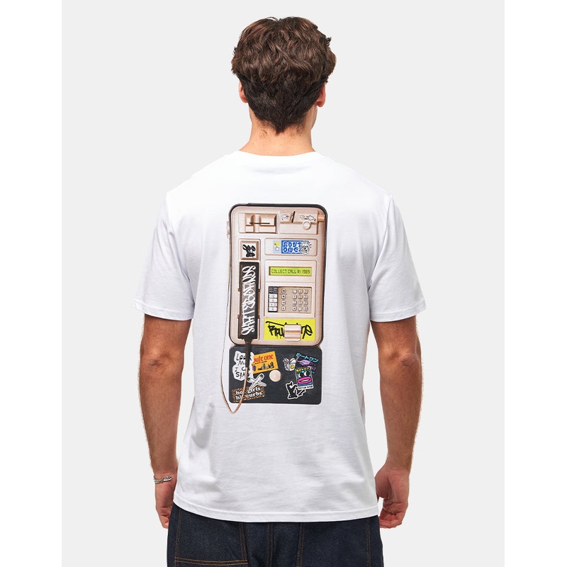 Route One Collect Call Organic T-Shirt – White