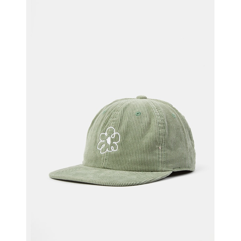 Route One Flower Unstructured Cord 6 Panel Cap – Dusty Wave