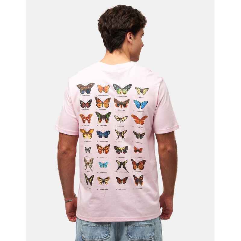 Route One Flutter Organic T-Shirt – Cotton Pink