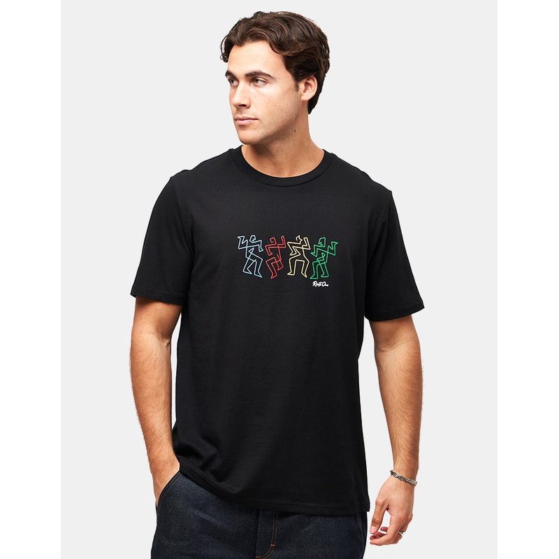 Route One Groovin’ Organic T-Shirt – Black
