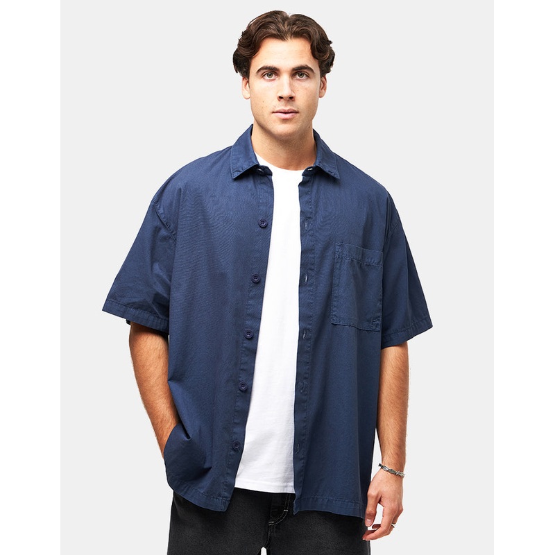 Route One Rowan S/S Shirt – Navy