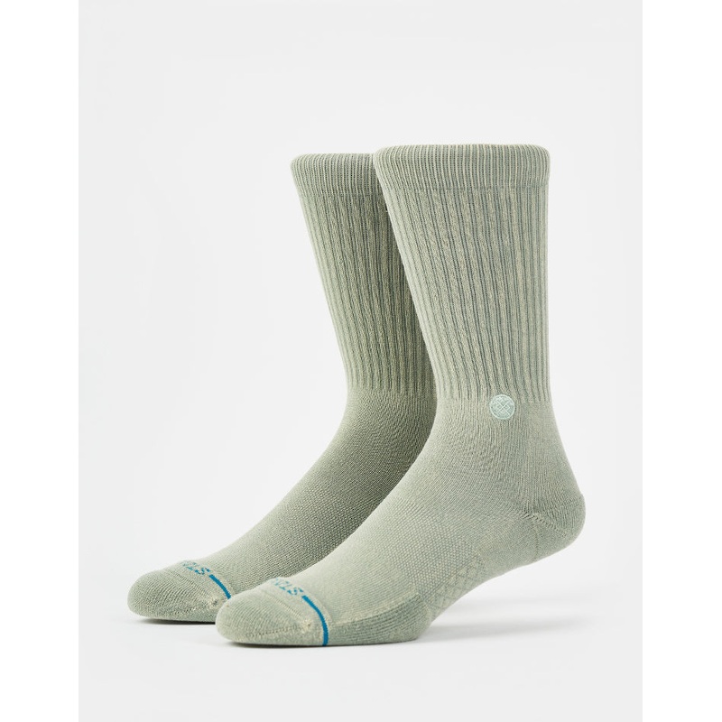 Stance Icon Dyed Crew Socks – Sea Green