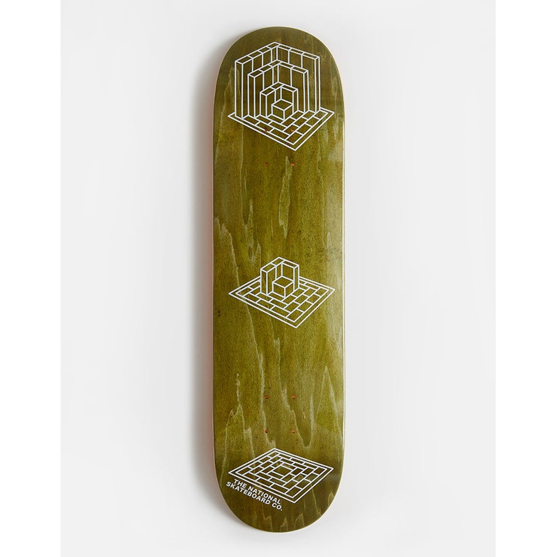 The National Skateboard Co. Gallop Logo MC Skateboard Deck – 8.125