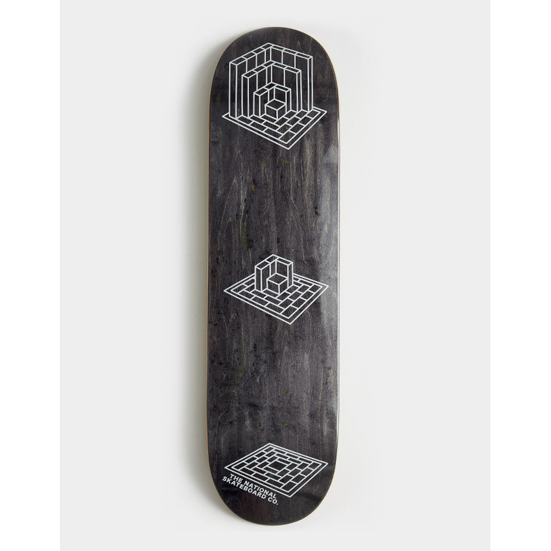 The National Skateboard Co. Gallop Logo MC Skateboard Deck – 8.25