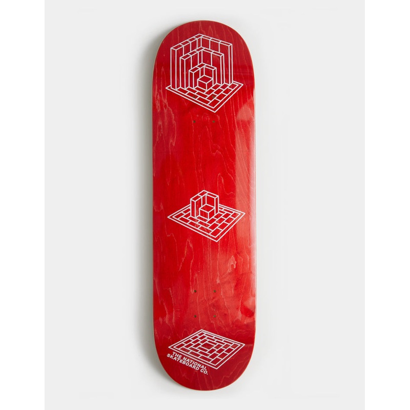 The National Skateboard Co. Gallop Logo MC Skateboard Deck – 8.75