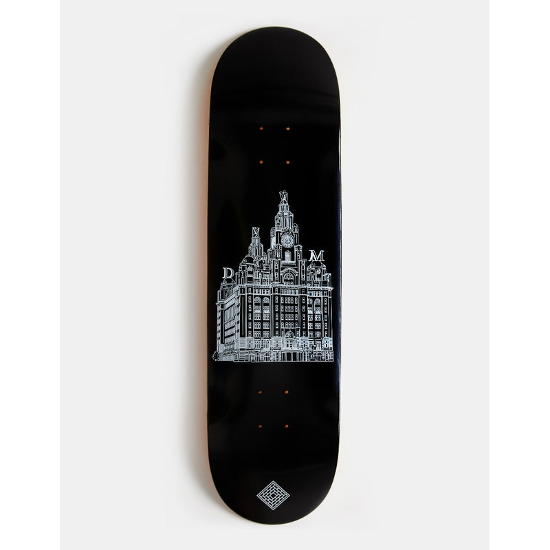 The National Skateboard Co. Mackey Liver Building HC Guest Skateboard Deck – 8.375″
