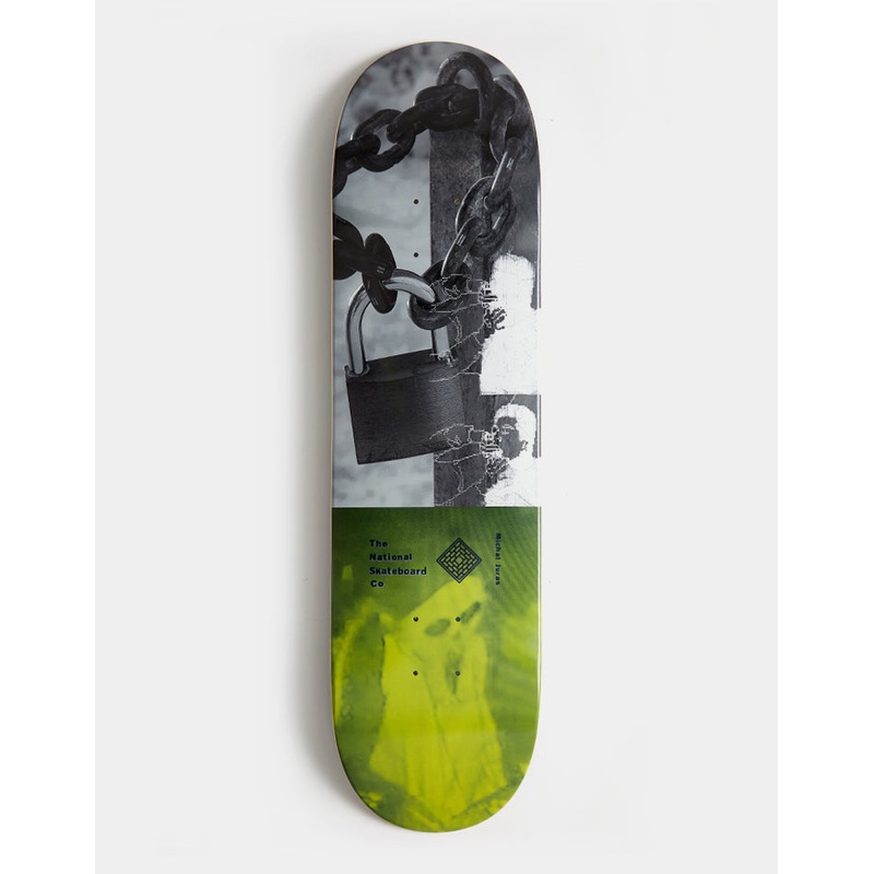 The National Skateboard Co. Michal Real Bad Time MC Skateboard Deck – 8.25″